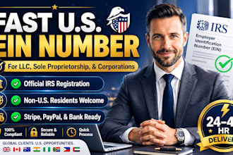 get your US ein number fast for your llc or tax id setup