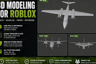 create 3d car and vehicle models for games or rendering