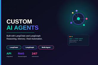 build custom ai agents with langchain and automation