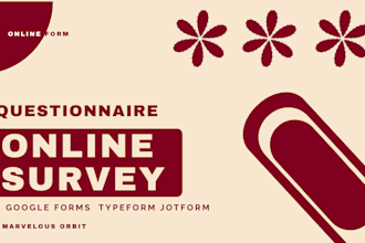 create online survey from with jotform google form typeform