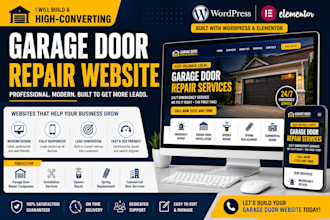 design garage door repair website
