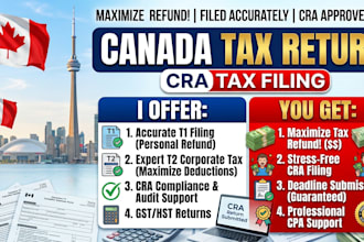 canada tax return cra tax filing t2 corporate tax t1 personal refund