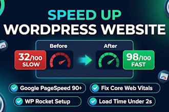 speed up wordpress website and fix google pagespeed insights