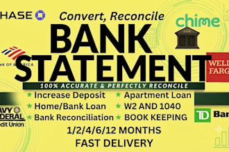 do bank statement PDF to editable format