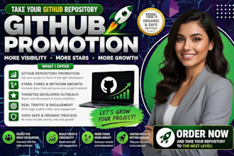 promote your github organically to increase viewers and followers