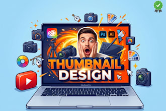 design youtube thumbnails and facebook covers for you