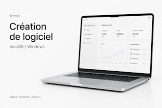 develop a custom desktop application for windows and macos