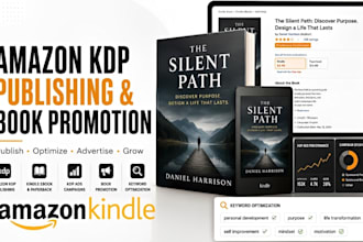 do amazon KDP book publishing, kindle ebook, amazon KDP ads and KDP promotion