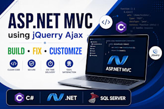 build or fix asp net mvc web applications