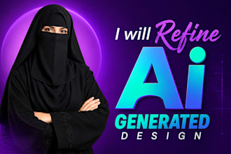fix your ai generated design and make it print ready and professional