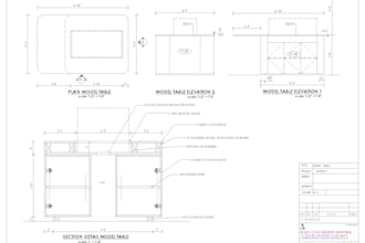 do mill work shop drawing and cabinet detailing