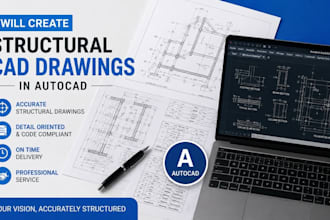 do structural cad drawings in autocad