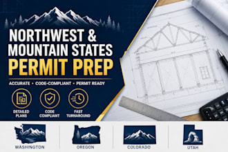 do northwest and mountain structural blueprint permit prep for wa, or, co, ut