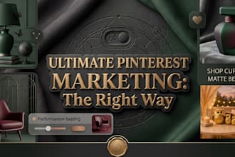 design SEO optimized pinterest pins in canva with titles and descriptions