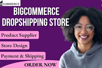 redesign ecommerce dropshipping store bigcommerce build theme optimize shopify
