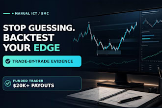 manually backtest your ict smc trading strategy on tradingview