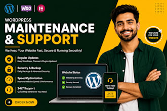 be your wordpress website maintenance and support expert