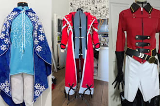 sew custom fabric cosplay costume cosplay creation anime outfit sewing pattern