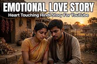 write heart touching emotional stories for your youtube channel