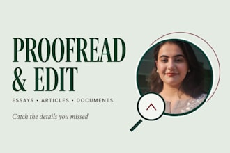 proofread and edit your essays, articles, and documents