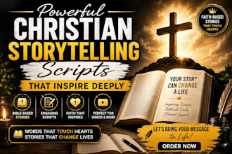 write powerful christian storytelling scripts that inspire deeply