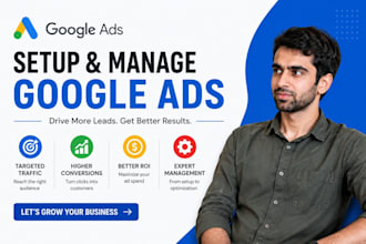 setup and optimize your google ads PPC campaigns