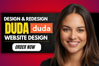 build and design a website using a duda website builder