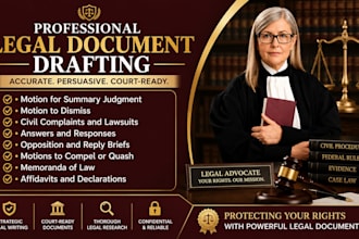 draft appellate briefs, appeals, motions, petitions and legal arguments