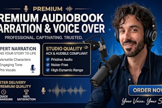 do audiobook narration american male voiceover audiobook editing for audible acx