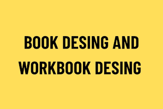 do book design and workbook design