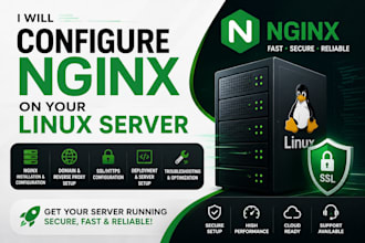 configure nginx on your linux server and fix website errors