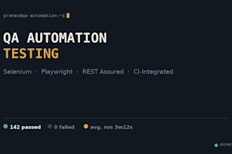 do QA automation testing with selenium and playwright