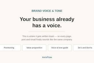 create your brand voice and tone of voice guidelines