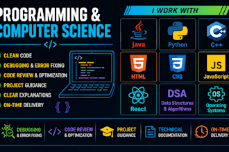 do computer science programming tasks in java python and cpp