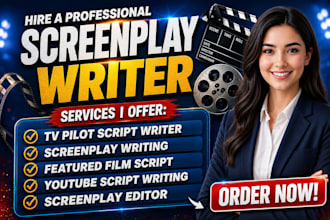 write and edit your screenplay, movie script, TV pilot, anime or manga script