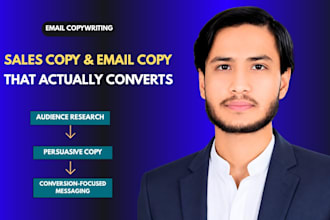 provide cold email copywriting and sales copy that actually converts