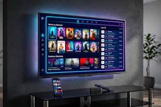 develop iptv app, ott app, vod app for smart tv firestick