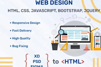 build interactive javascript UI and website functionality