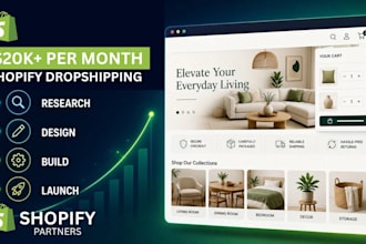 build a sales ready niche shopify dropshipping store