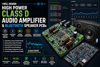 design class d bluetooth speaker hardware
