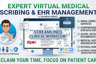 provide virtual medical scribing and ehr management