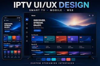 build iptv app for roku, samsung, lg, fire TV, and ios
