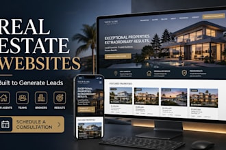 build a lead generating real estate website for realtors