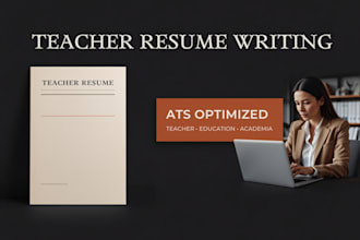 write an ats teacher resume and education CV