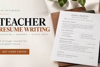 write an ats teacher resume and education CV