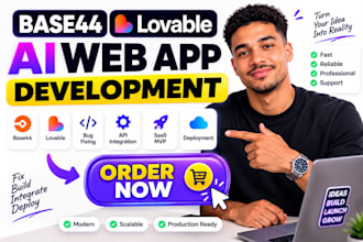 build fix base44 lovable expert ai web app saas mvp API integration deployment