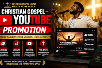 promote christian gospel music on youtube with targeted promotion campaign ads