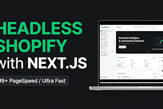 build custom headless shopify store with nextjs