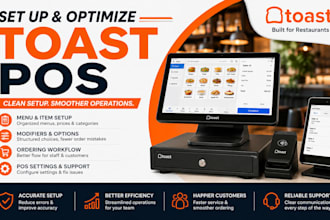 do toast pos setup menu ordering modifiers restaurant pos