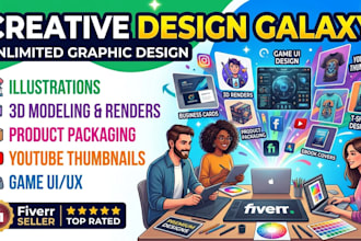 provide creative artwork for digital and print use